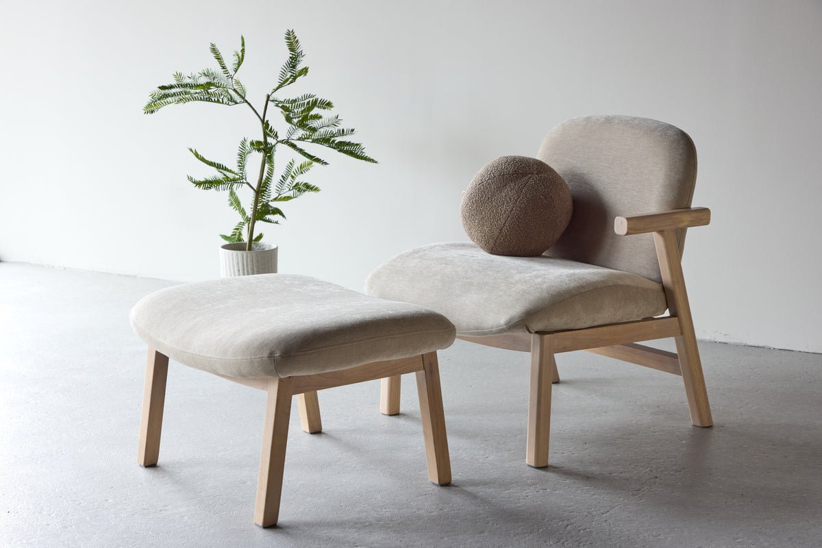 Sessel Railey II - mit zugehörigem Hocker