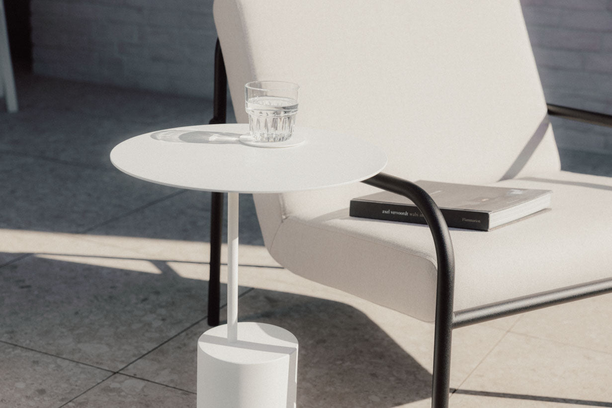 Couchtisch/Beistelltisch Ciro – Edelstahl-Design für Indoor & Outdoor