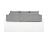 Designer Ecksofa Vigo in Bouclé – Sand – Rechts