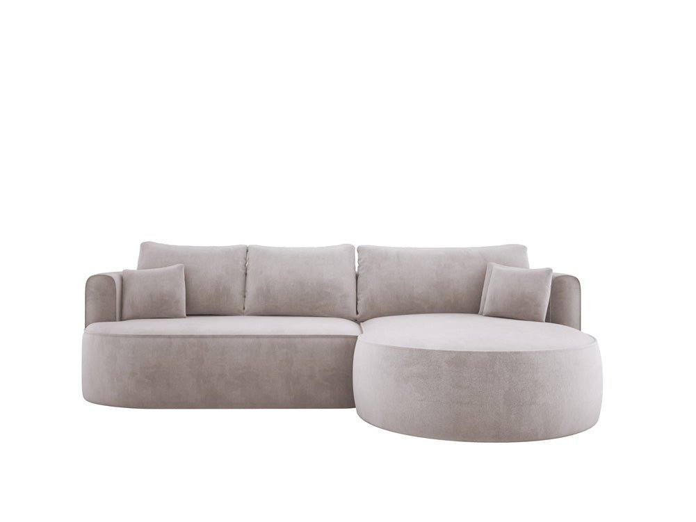 Designer L Sofa Lucca in Samt
