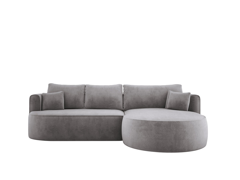 Designer L Sofa Lucca in Samt