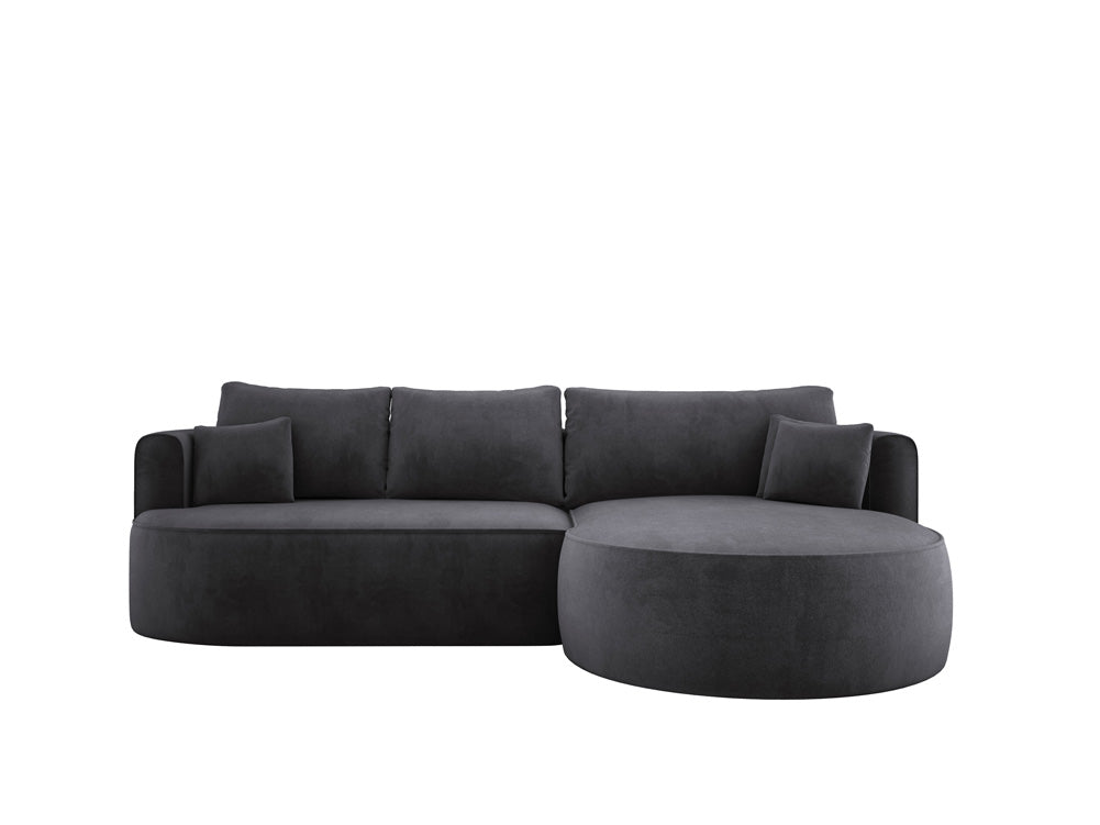 Designer L Sofa Lucca in Samt