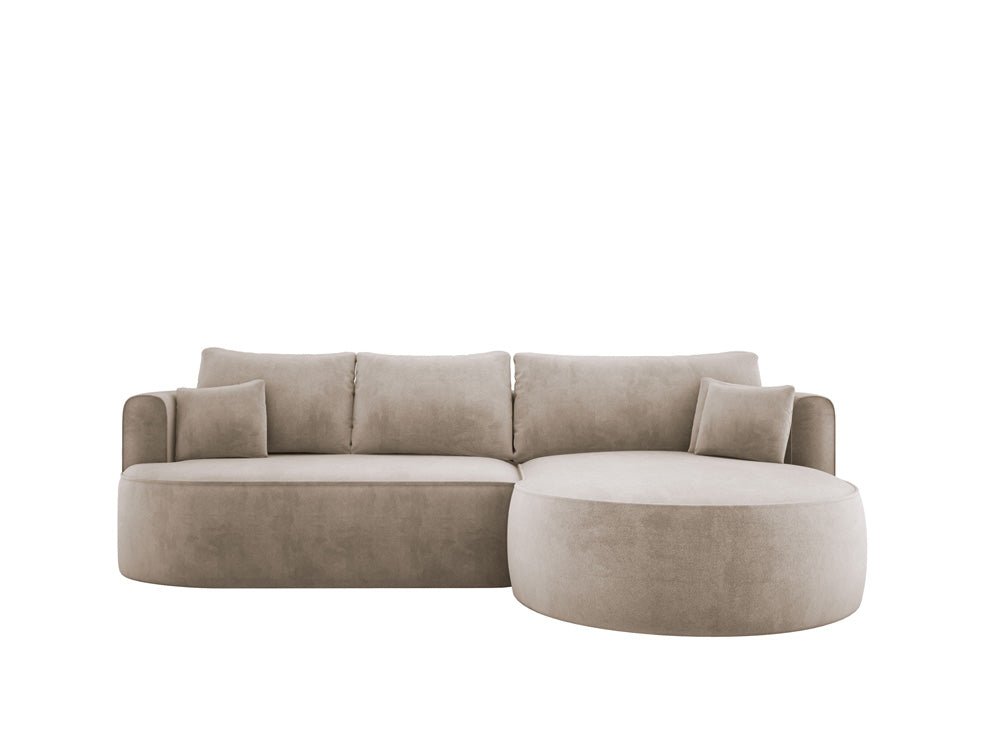 Designer L Sofa Lucca in Samt