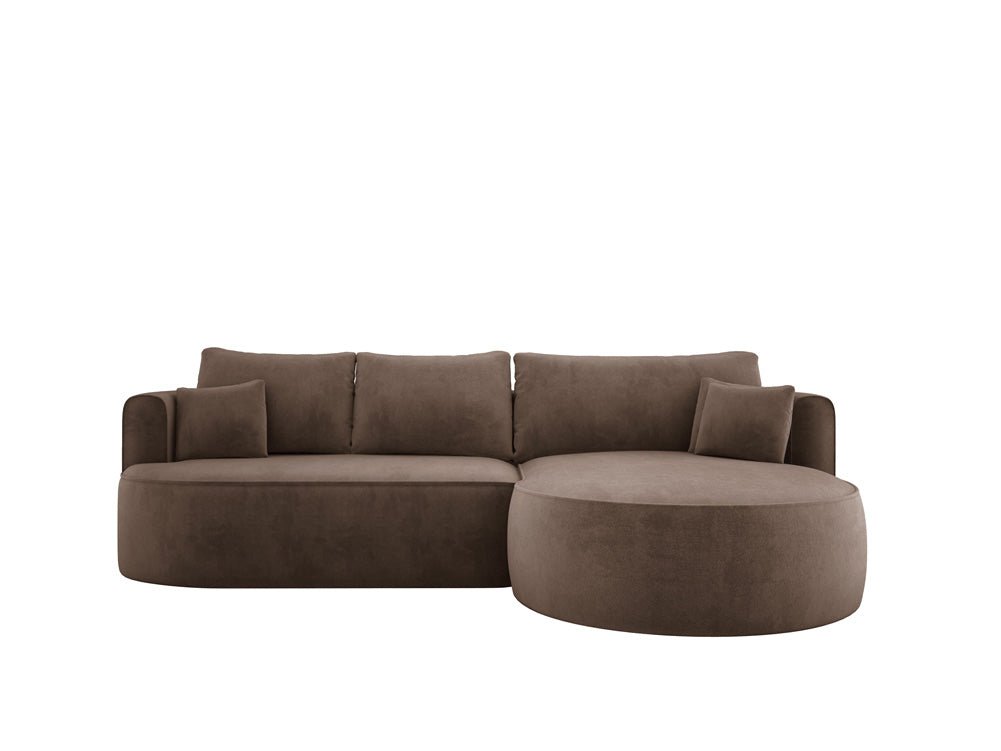 Designer L Sofa Lucca in Samt