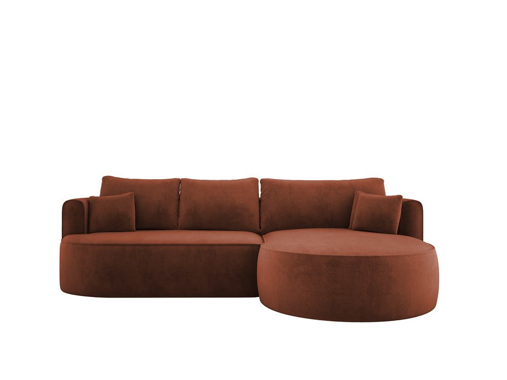 Designer L Sofa Lucca in Samt
