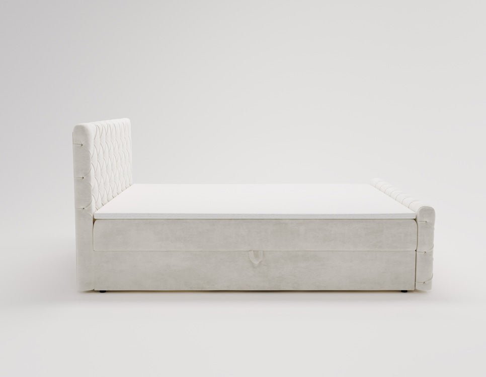 Boxspringbett Chester Samt mit Stauraum