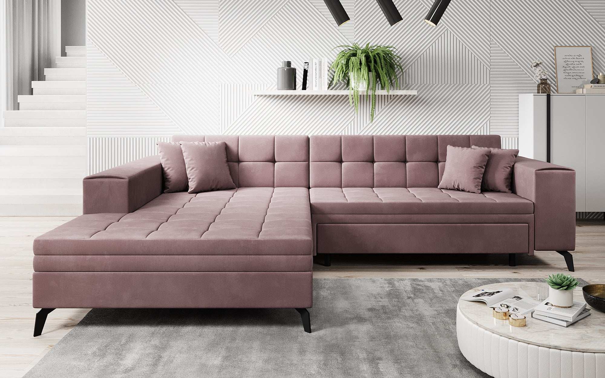 Designer Sofa Frida mit Schlaffunktion