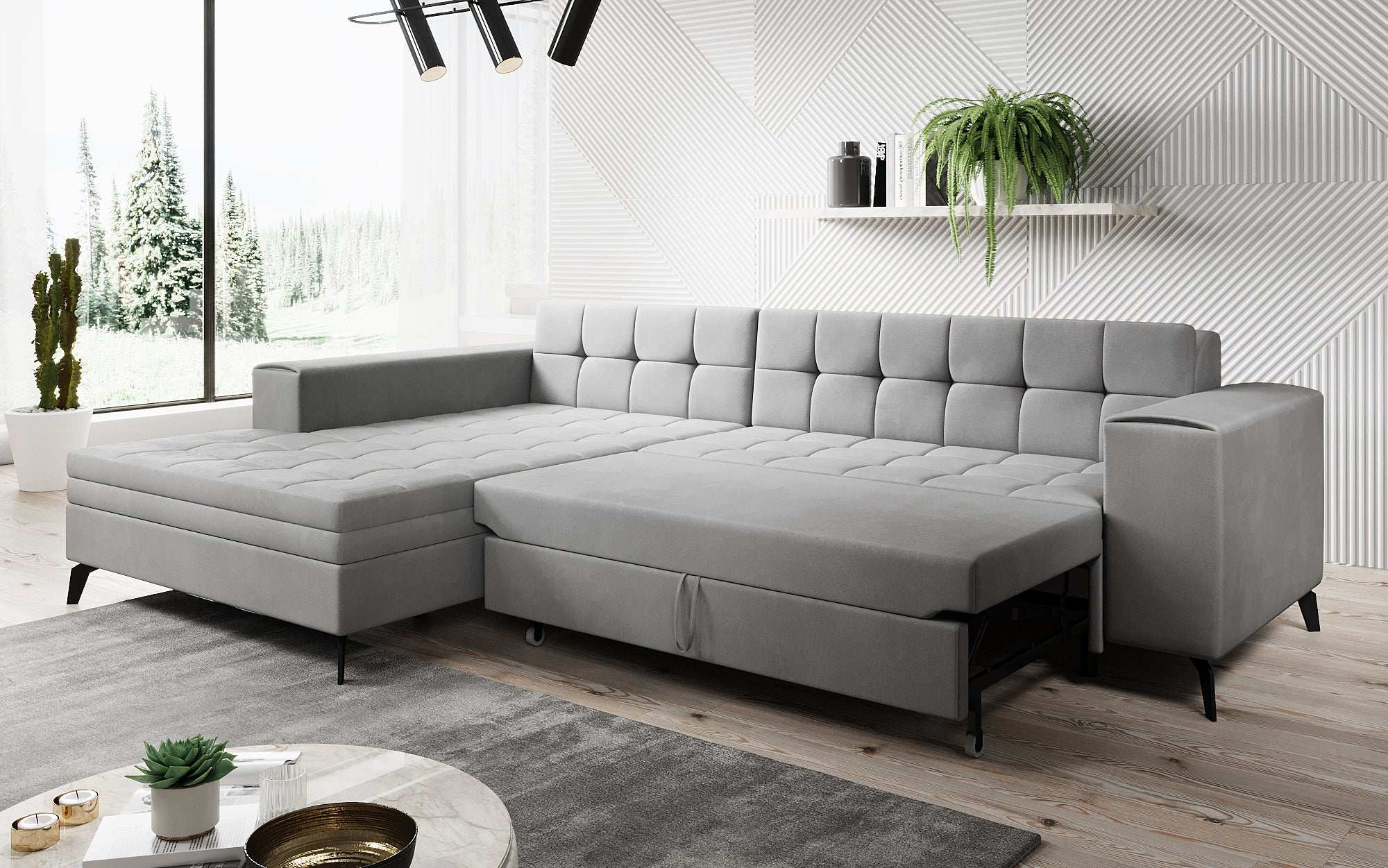 Designer Sofa Frida mit Schlaffunktion