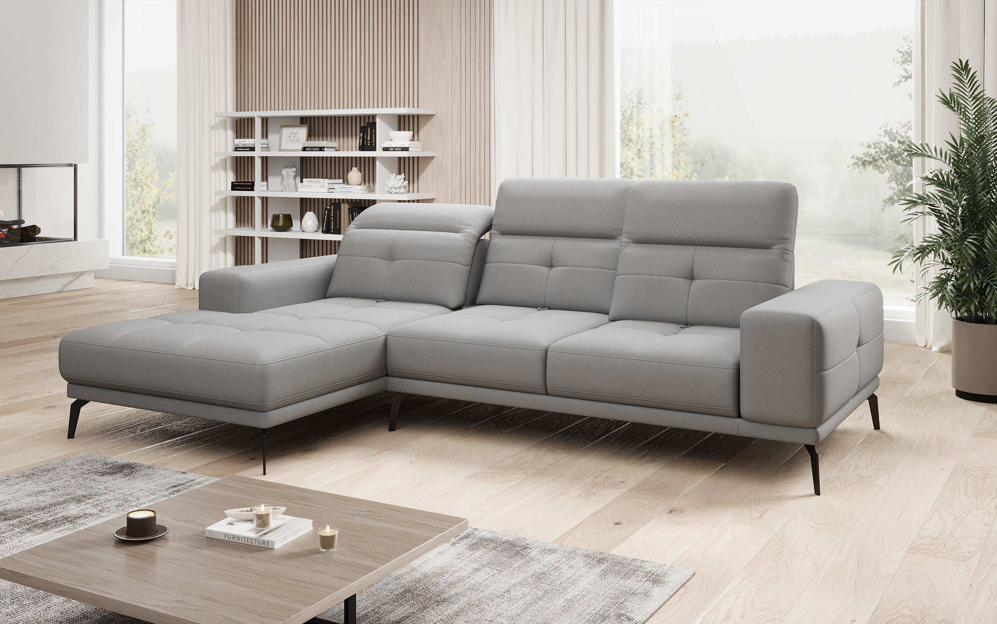 Designer Sofa Terina inkl. Beistellhocker