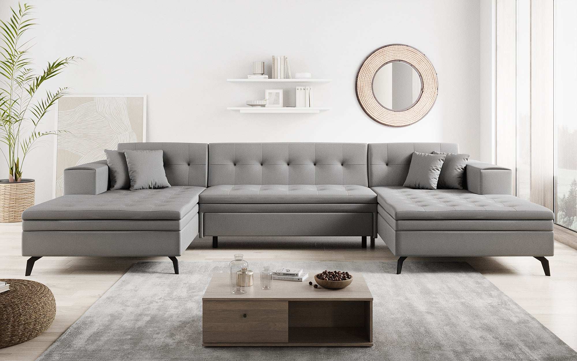 Designer Sofa Vivana mit Schlaffunktion