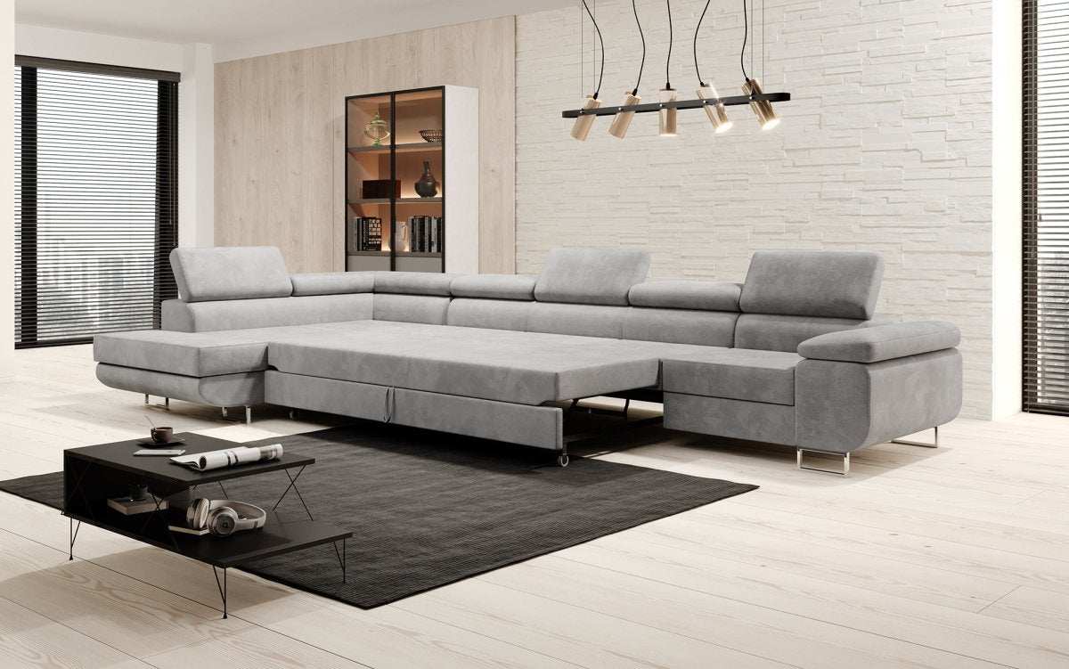 Designer Sofa Maxi mit Schlaf - und Klappfunktion - Luxusbetten24