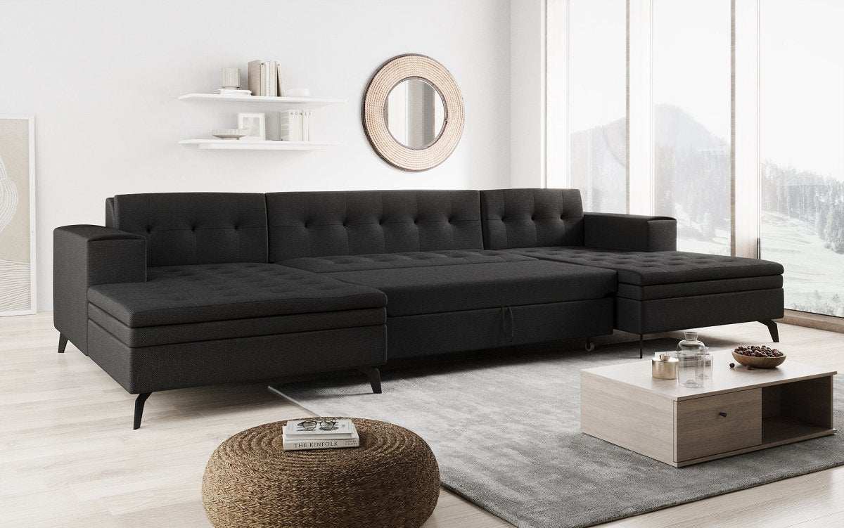 Designer Sofa Vivana mit Schlaffunktion - Luxusbetten24