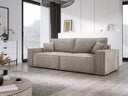 Designer Sofa Velanova 3 Sitzer Cord mit Schlaf- und Klappfunktion