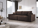 Designer Sofa Velanova 3 Sitzer Cord mit Schlaf- und Klappfunktion