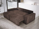 Designer Sofa Velanova 3 Sitzer Cord mit Schlaf- und Klappfunktion