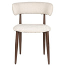 Esszimmerstuhl Stanley 2er-Set – aus Bouclé in Beige