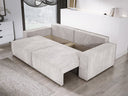 Designer Sofa Velanova 3 Sitzer Cord mit Schlaf- und Klappfunktion