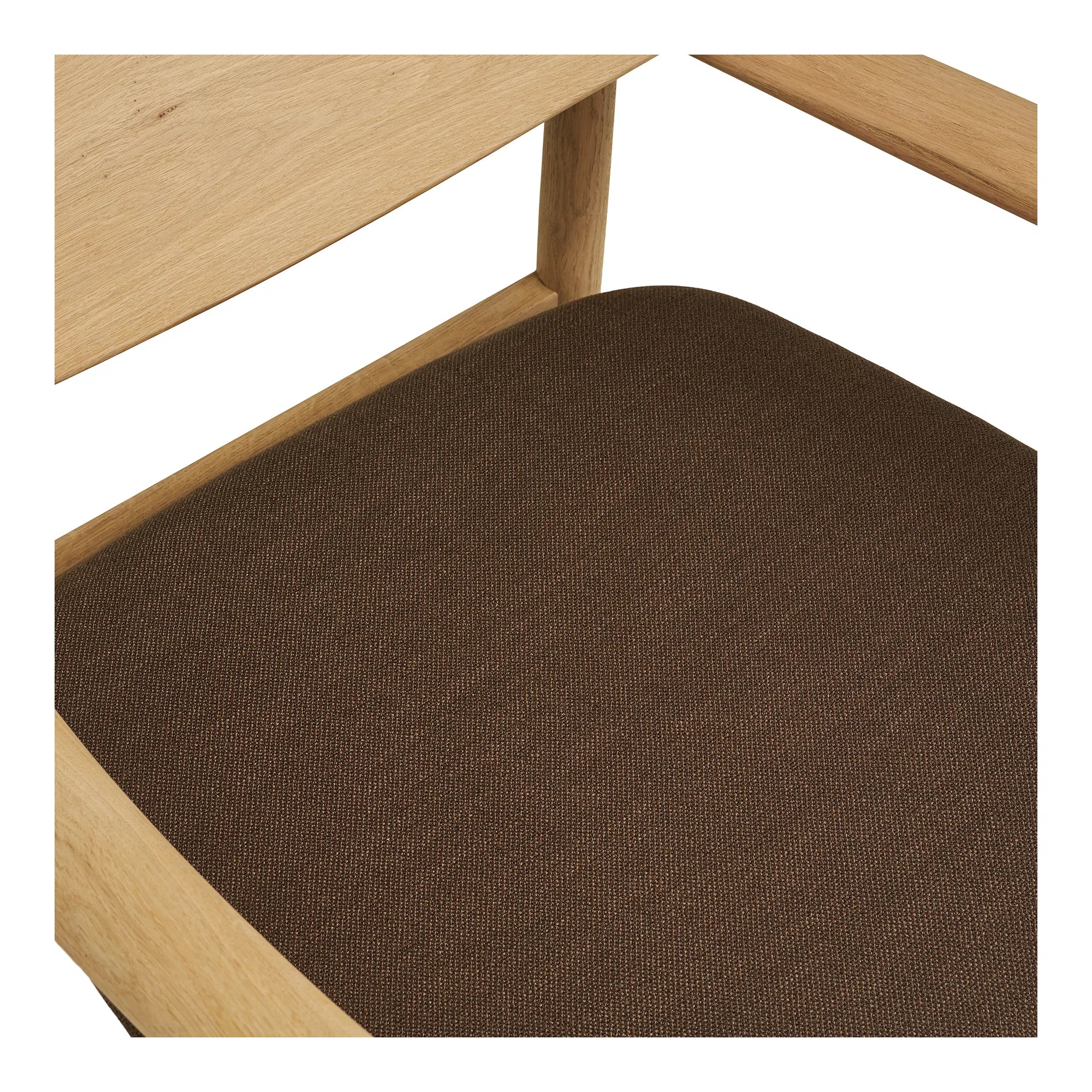 Designer Sessel Agnar Set mit Beistellhocker aus Eiche