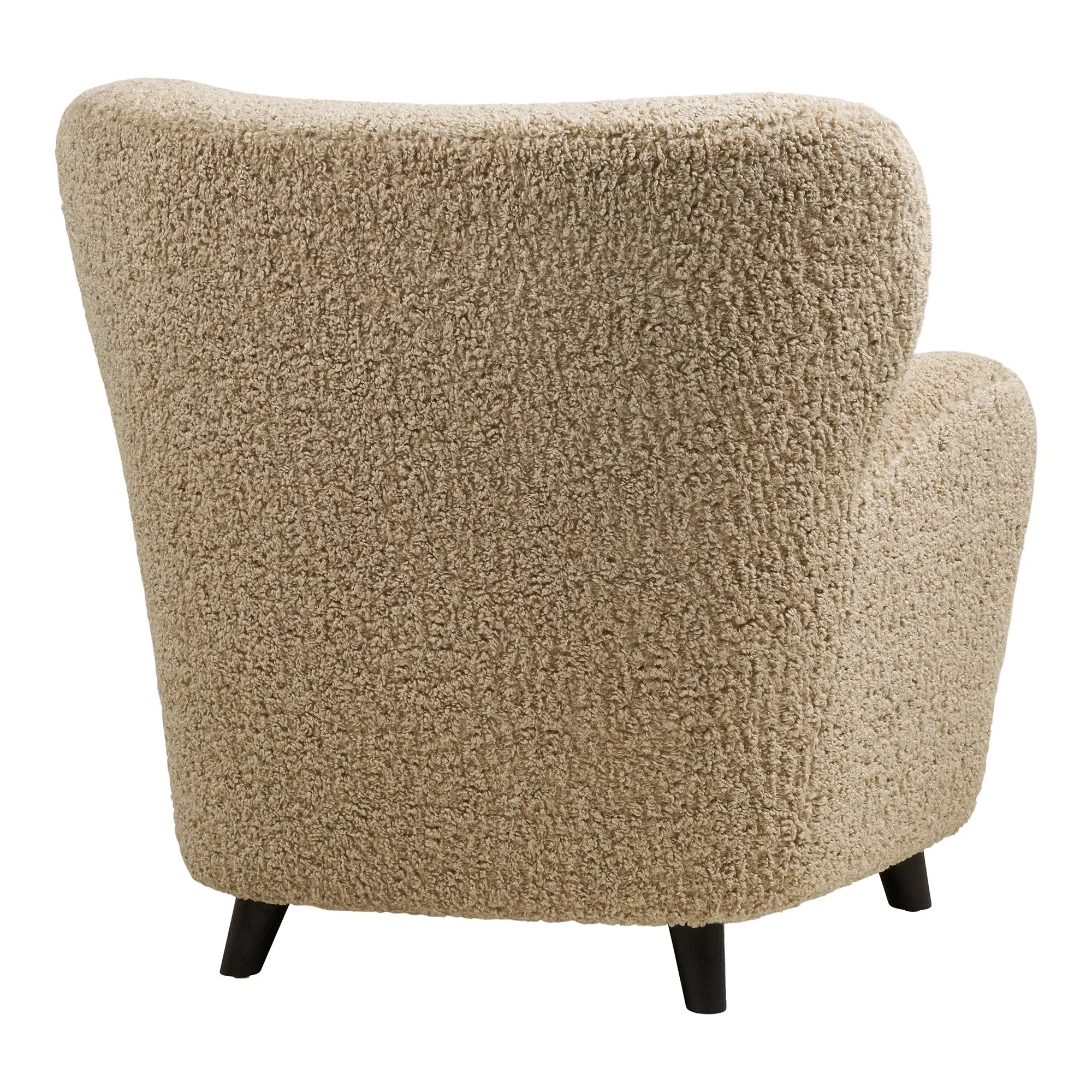 Designer Sofa-Sessel Hudson  in Beige Bouclé