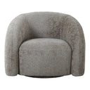 Designer Sofa-Sessel Korfu mit Drehfunktion in Sand Bouclé