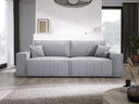 Designer Sofa Velanova 3 Sitzer Cord mit Schlaf- und Klappfunktion