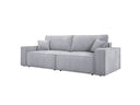 Designer Sofa Velanova 3 Sitzer Cord mit Schlaf- und Klappfunktion