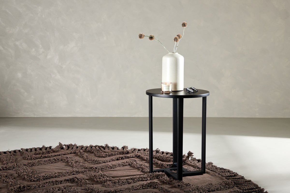 Couchtisch/Beistelltisch Paul - in Schwarz