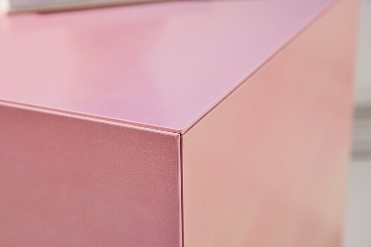 Couchtisch/Beistelltisch Nivara – Würfel mit außergewöhnlicher Optik