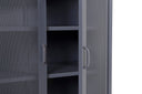 Kommode Faylen – Industrial-Design in Schwarz, Weiß & Grau