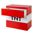 Minecraft Kommode TNT Box – mit LED-Beleuchtung & 3 Schubladen