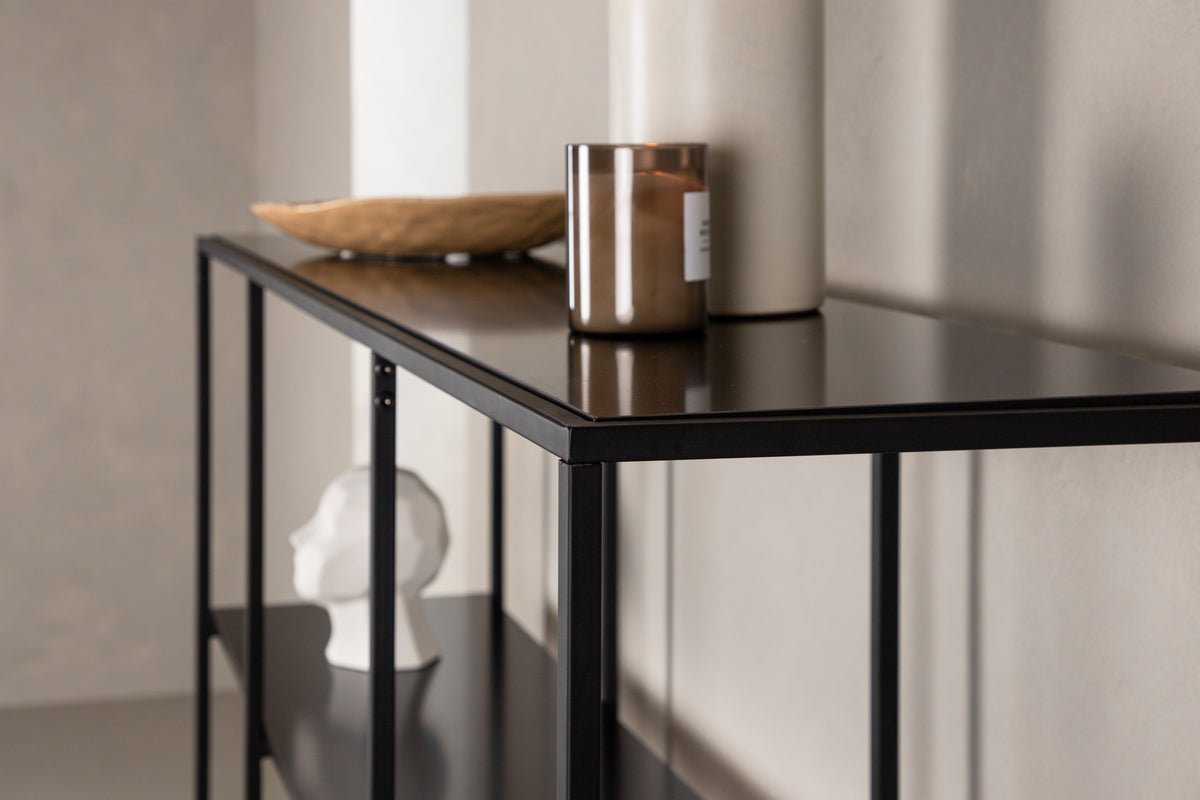 Regal Ravello – 150 cm, Schwarz, Modern Industrial Skandi