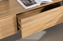 TV-Lowboard Valborg – Walnussfurnier in Natur-Optik