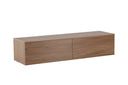 TV-Lowboard Valborg – Walnussfurnier in Natur-Optik