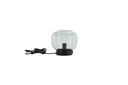 Tischlampe Olivin – Mit elegantem rauchschwarzen Lampenschirm