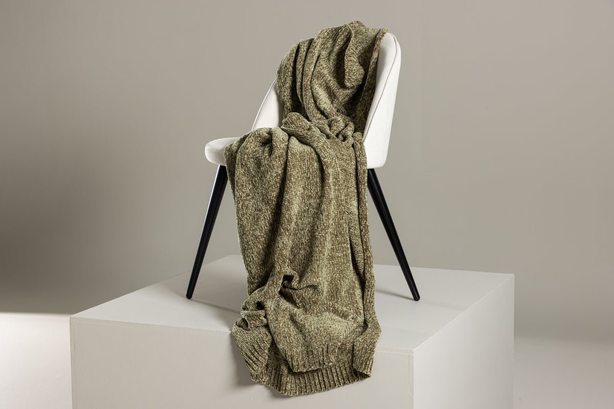 Tagesdecke Silva – 170×130 cm, weiche Chenille