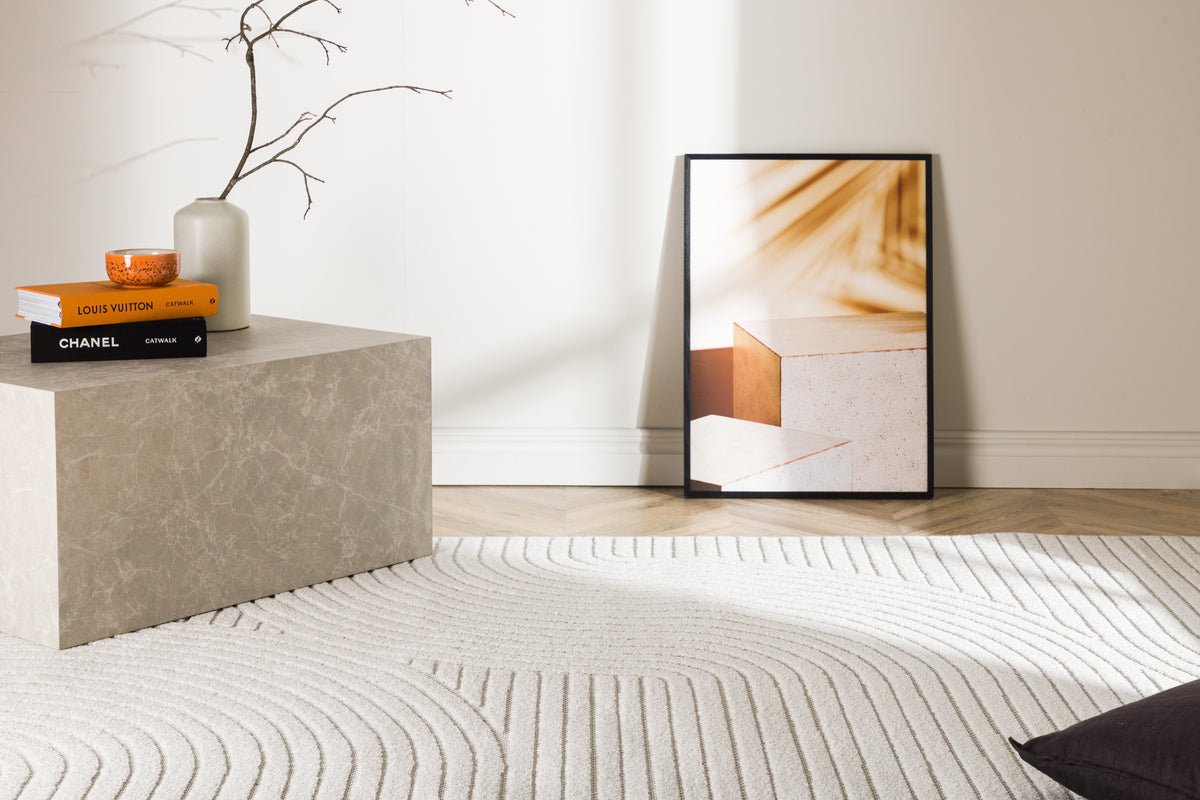 Teppich Nero - in verschiedenen Farben aus Polypropylen & Wolle