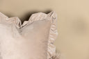 Kissenbezug Essence - 50x50 cm in Beige, Rosa und Weiß