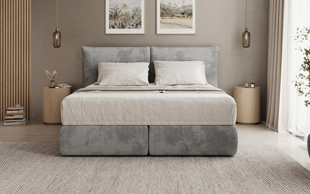 Boxspringbett Pillo in Cord