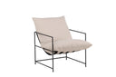 Designer Lounge Sessel Sedalia – moderner Armlehnsessel in Beige
