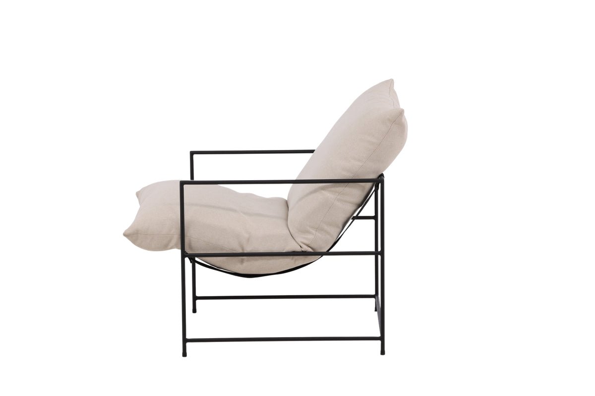 Designer Lounge Sessel Sedalia – moderner Armlehnsessel in Beige