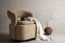 Designer Lounge Sessel Velina – moderner Bouclé-Sessel in vier Farben