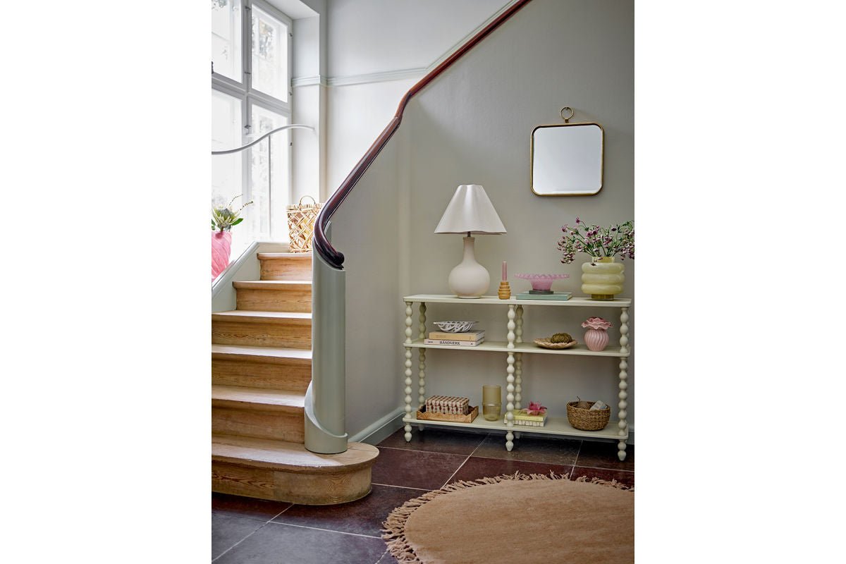 Vase „Rosélia“ – Roséfarbenes Steingut