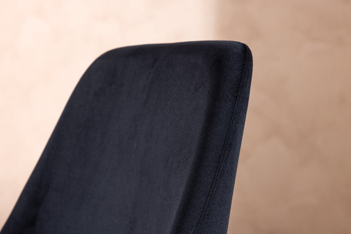 2er Set - Stuhl Liora aus weichem Polyestersamt