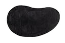 Teppich Caelen – ovale Form in Schwarz & Weiß aus Baumwolle
