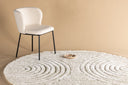 Teppich Paco – mit gerippter Struktur aus Polyester & Baumwolle