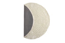 Teppich Paco – mit gerippter Struktur aus Polyester & Baumwolle