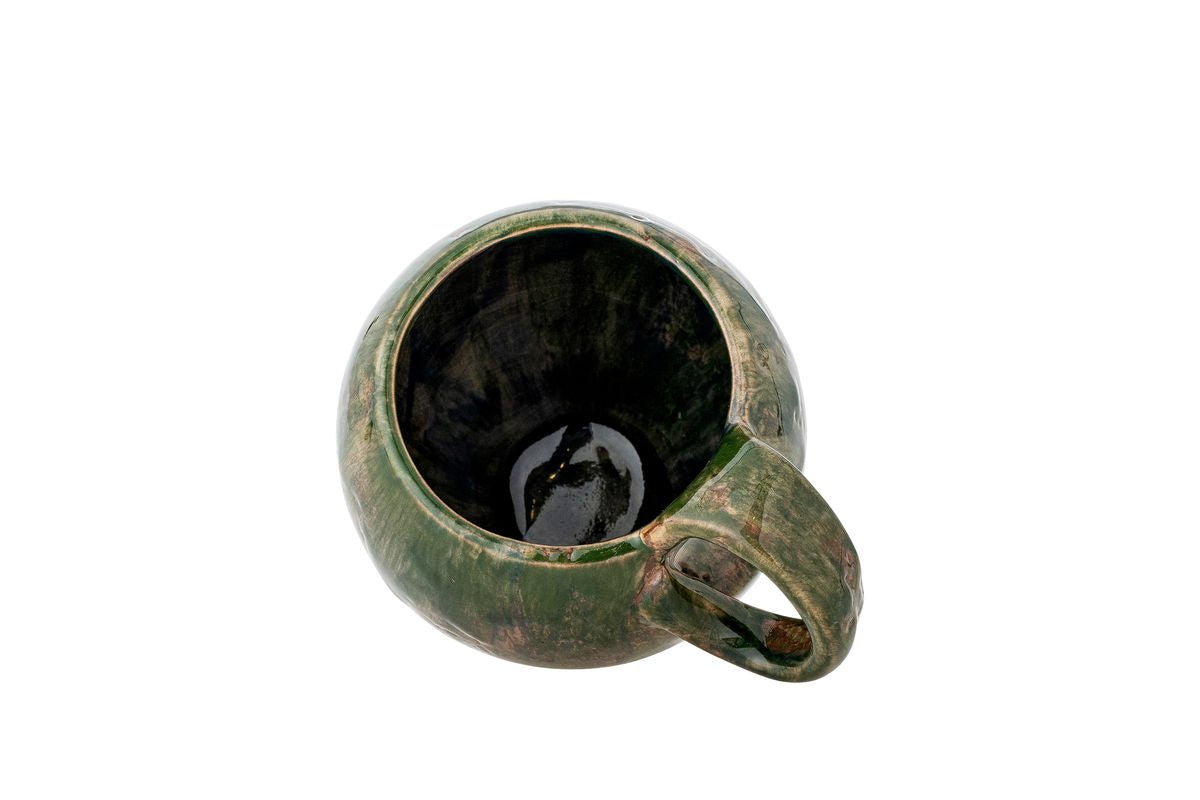 Tassen-Set „Elane“ – Grünes Steingut (4-teilig)