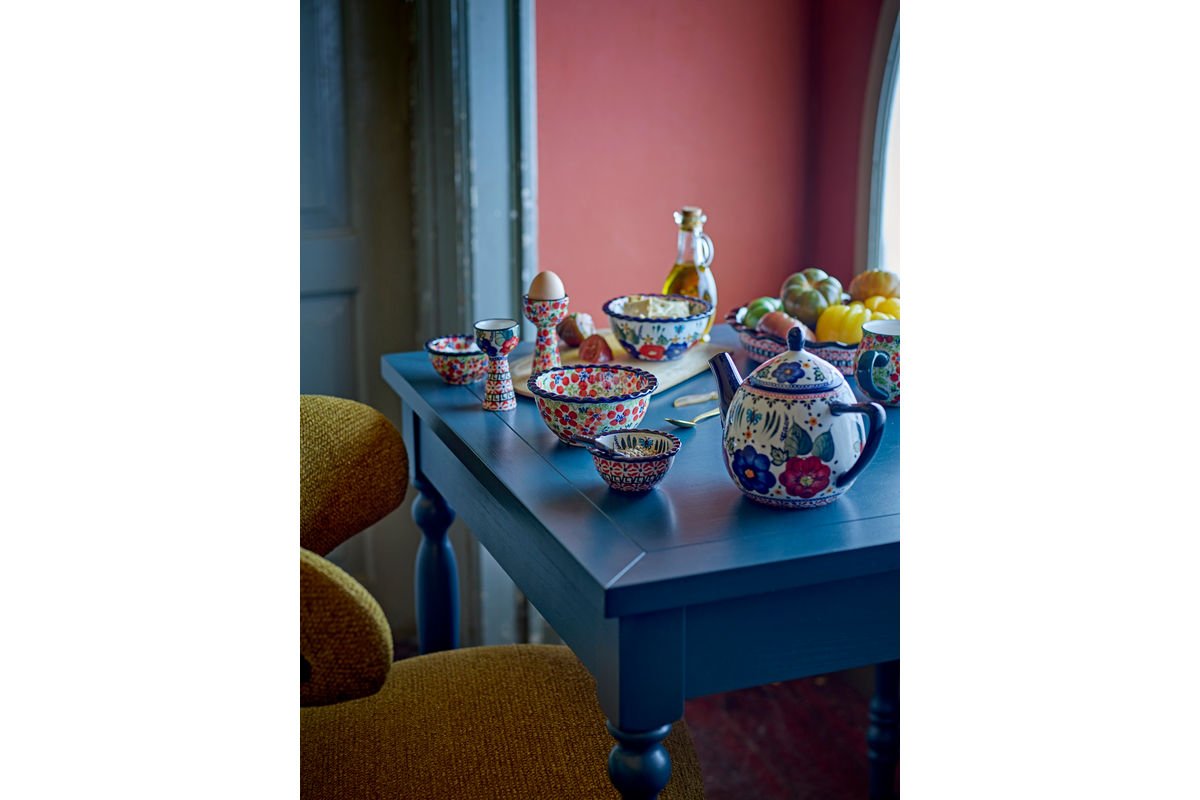 Schalen-Set „Floria“ – Buntes Steingut (2-teilig)