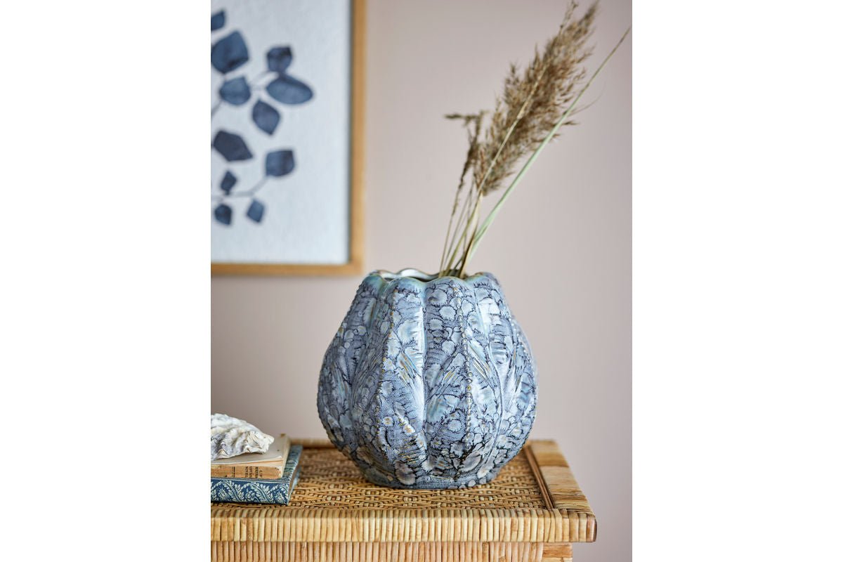 Vase „Marlen“ – Steingut mit reaktiver Glasur