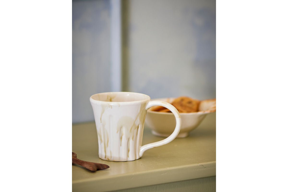 Becher-Set „Verdo“ – Grünes Steingut (4-teilig)